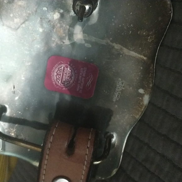 Beautiful leather belt with Silver plated buckle. - Picture 5 of 7